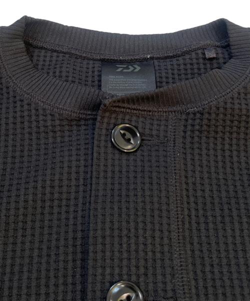 DAIWA PIER39（ダイワ ピア39）DAIWA PIER39 (ダイワ ピア39) TECH THERMAL HENLEY S/S　BE-39024 ブラック サイズ:Lの古着・服飾アイテム