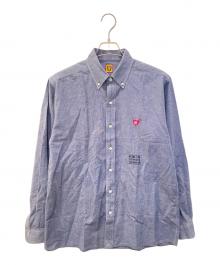 HUMAN MADE（ヒューマンメイド）の古着「ボタンダウンシャツ」｜ネイビー