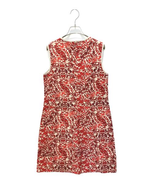 'S Max Mara（エスマックスマーラ）'S Max Mara (エスマックスマーラ) 花柄ワンピース レッド サイズ:42の古着・服飾アイテム