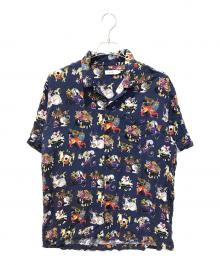 graniph（グラニフ）の古着「アロハシャツ　G225269」｜ネイビー