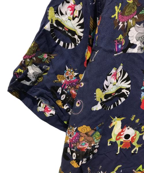 graniph（グラニフ）graniph (グラニフ) アロハシャツ　G225269 ネイビー サイズ:Mの古着・服飾アイテム