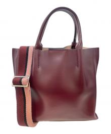 GIANNI CHIARINI（ジャンニ キアリーニ）の古着「2WAYバッグ」｜レッド