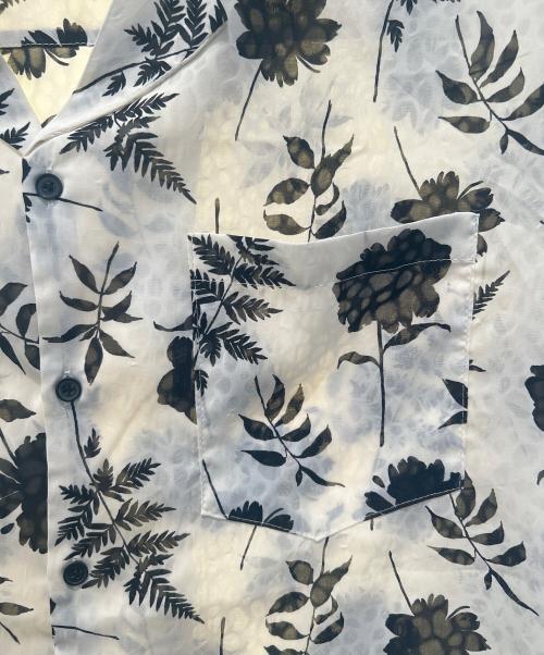 Noen（ノエン）Noen (ノエン) 総柄シャツ ホワイト サイズ:Fの古着・服飾アイテム