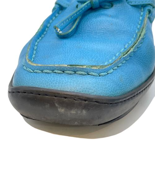TOD'S（トッズ）TOD'S (トッズ) ドライビングシューズ スカイブルー サイズ:5の古着・服飾アイテム