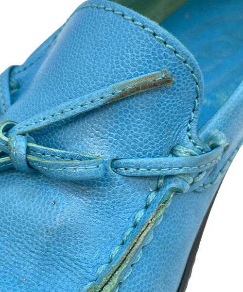 TOD'S（トッズ）TOD'S (トッズ) ドライビングシューズ スカイブルー サイズ:5の古着・服飾アイテム