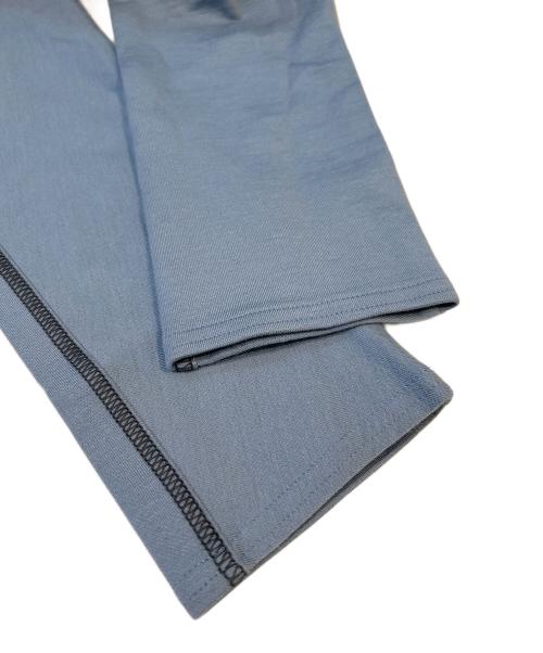 TRUNK HIROKO KOSHINO（トランク ヒロコ コシノ）TRUNK HIROKO KOSHINO (トランク ヒロコ コシノ) ブロッキングデザインドルマンワンピース　RSPCA-13590 ブルー サイズ:38の古着・服飾アイテム