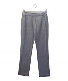 TRUNK HIROKO KOSHINO（トランク ヒロコ コシノ）の古着「メタリックプリントストレッチパンツ　RSLJW-12360」｜グリーン