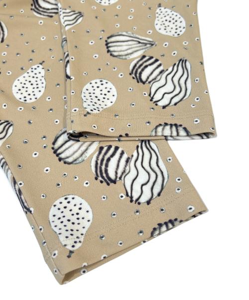 HIROKO KOSHINO（ヒロコ コシノ）HIROKO KOSHINO (ヒロコ コシノ) アシンメトリーヘム小付き柄チュニック　RHPHT-42520 ベージュ サイズ:38の古着・服飾アイテム