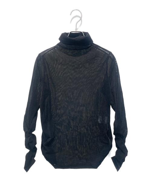 HIROKO KOSHINO（ヒロコ コシノ）HIROKO KOSHINO (ヒロコ コシノ) フロッキーチュールベーシックインナー　RHKAC-50240 ブラック サイズ:38の古着・服飾アイテム