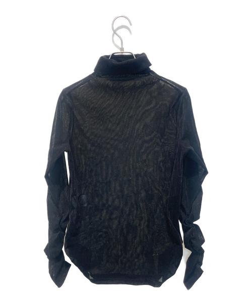 HIROKO KOSHINO（ヒロコ コシノ）HIROKO KOSHINO (ヒロコ コシノ) フロッキーチュールベーシックインナー　RHKAC-50240 ブラック サイズ:38の古着・服飾アイテム