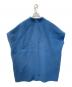 HIROKO KOSHINO (ヒロコ コシノ) ウールリバーBIGポケットベスト　RHJAB-40890 ブルー サイズ:38：12000円