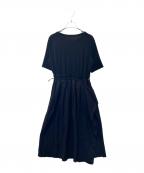 TRUNK HIROKO KOSHINOトランク ヒロコ コシノ）の古着「ドローコード切替ワンピース」｜ブラック