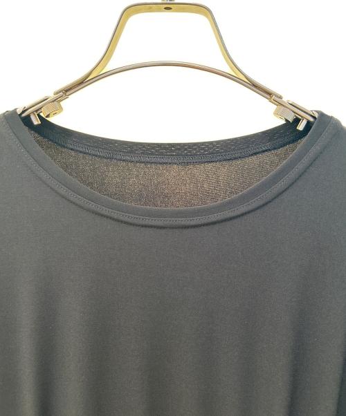 TRUNK HIROKO KOSHINO（トランク ヒロコ コシノ）TRUNK HIROKO KOSHINO (トランク ヒロコ コシノ) ドローコード切替ワンピース ブラック サイズ:38の古着・服飾アイテム