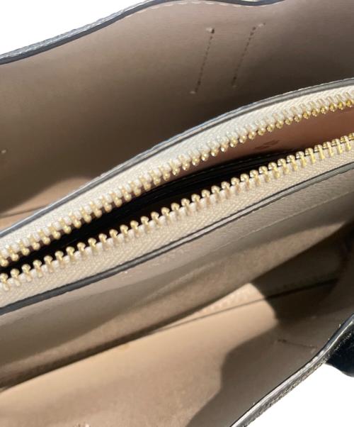 Kate Spade（ケイトスペード）Kate Spade (ケイトスペード) 2WAYショルダーバッグ　PXRUA540 ブラック×ベージュの古着・服飾アイテム