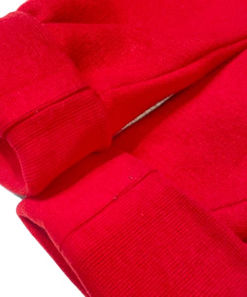 POLO RALPH LAUREN（ポロ・ラルフローレン）POLO RALPH LAUREN (ポロ・ラルフローレン) プラッドポニーフーディ レッド サイズ:Sの古着・服飾アイテム