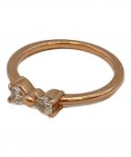 eteエテ）の古着「リボンピンキーリング」｜ピンクゴールド