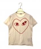 PLAY COMME des GARCONSプレイコムデギャルソン）の古着「Tシャツ　AZ-T099」｜ホワイト