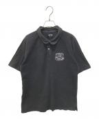 stussyステューシー）の古着「ポロシャツ」｜ブラック