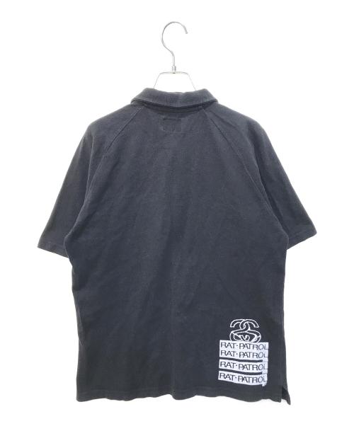 stussy（ステューシー）stussy (ステューシー) ポロシャツ ブラック サイズ:Mの古着・服飾アイテム