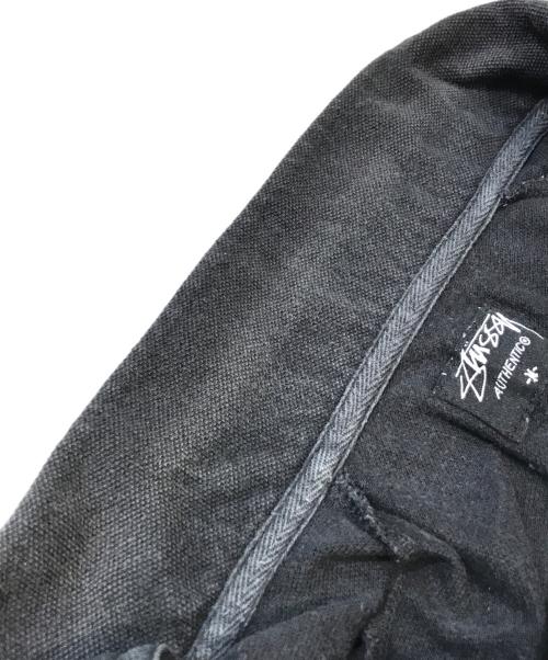 stussy（ステューシー）stussy (ステューシー) ポロシャツ ブラック サイズ:Mの古着・服飾アイテム