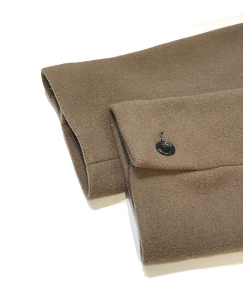 SLOBE IENA（スローブ イエナ）SLOBE IENA (スローブ イエナ) ウールダブルモッサ ノーカラーショートコート　23020912401030 ブラウン サイズ:38の古着・服飾アイテム