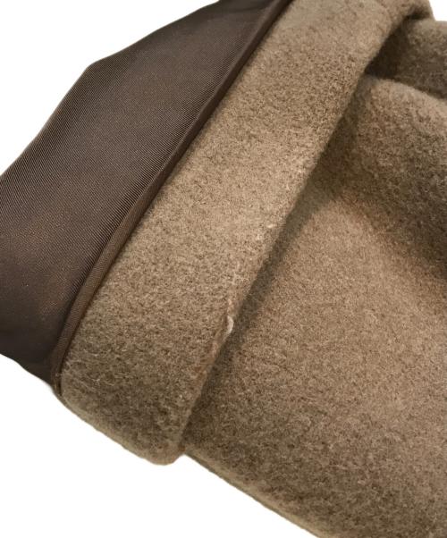 SLOBE IENA（スローブ イエナ）SLOBE IENA (スローブ イエナ) ウールダブルモッサ ノーカラーショートコート　23020912401030 ブラウン サイズ:38の古着・服飾アイテム