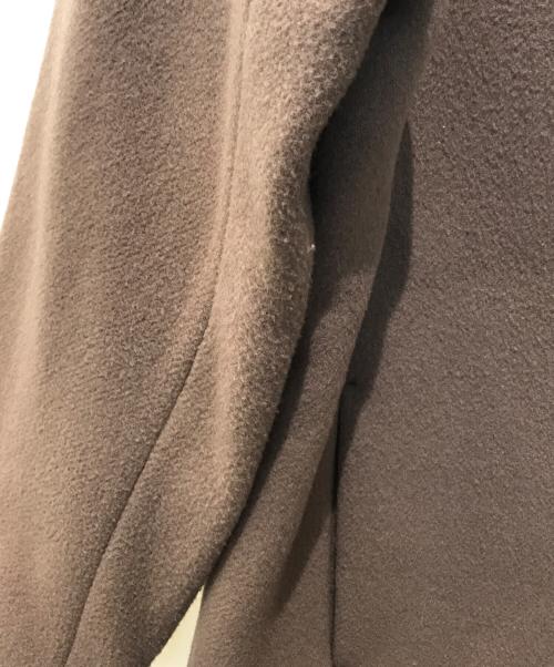 SLOBE IENA（スローブ イエナ）SLOBE IENA (スローブ イエナ) ウールダブルモッサ ノーカラーショートコート　23020912401030 ブラウン サイズ:38の古着・服飾アイテム