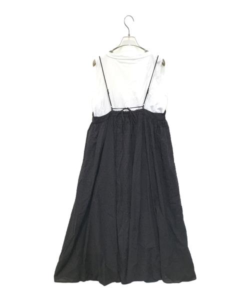 SLOBE IENA（スローブ イエナ）SLOBE IENA (スローブ イエナ) エアリーギャザーキャミワンピースセット　25040912303020 ブラック サイズ:F 未使用品の古着・服飾アイテム