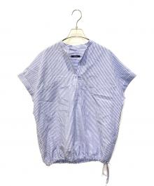 JOURNAL STANDARD（ジャーナルスタンダード）の古着「スキッパーブラウス　25050400922010」｜ブルー