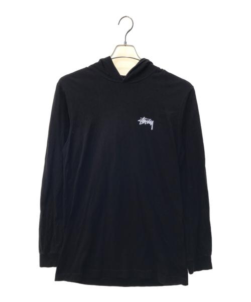 stussy（ステューシー）stussy (ステューシー) 8ボールカットソーパーカー ブラック サイズ:Mの古着・服飾アイテム
