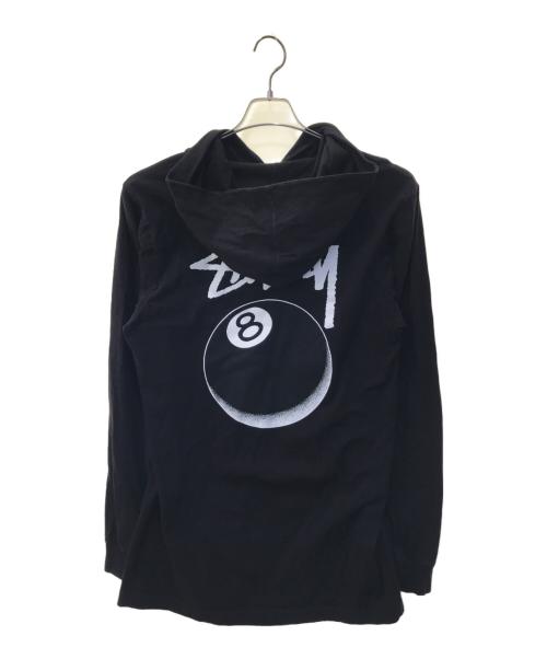 stussy（ステューシー）stussy (ステューシー) 8ボールカットソーパーカー ブラック サイズ:Mの古着・服飾アイテム