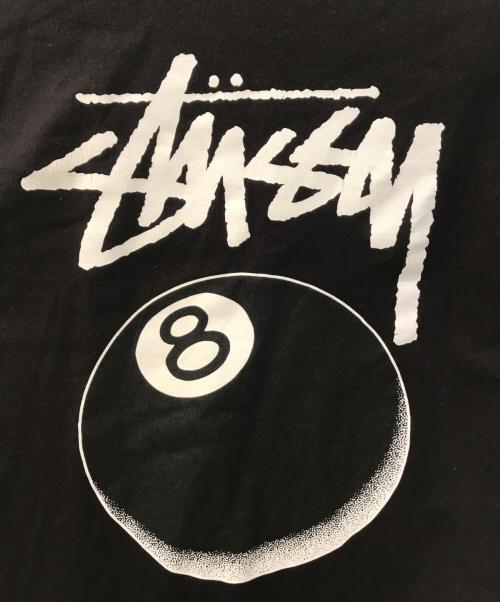 stussy（ステューシー）stussy (ステューシー) 8ボールカットソーパーカー ブラック サイズ:Mの古着・服飾アイテム