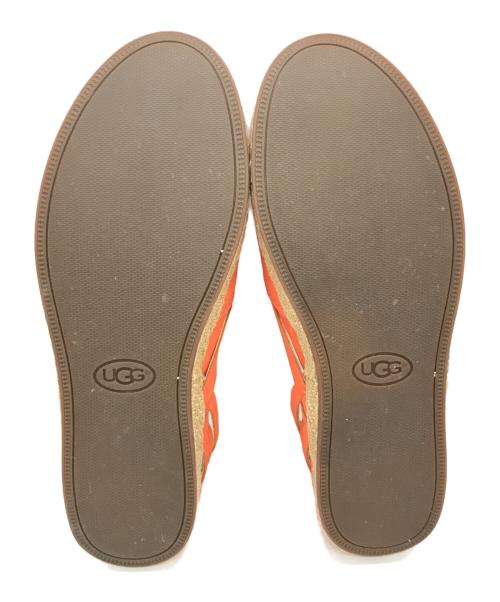 UGG（アグ）UGG (アグ) ティッピーヌバック フラットシューズ　1017852 オレンジ サイズ:24.5の古着・服飾アイテム