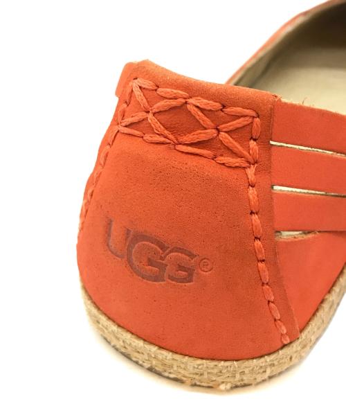 UGG（アグ）UGG (アグ) ティッピーヌバック フラットシューズ　1017852 オレンジ サイズ:24.5の古着・服飾アイテム