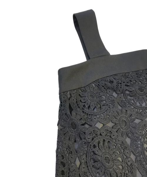 ICHIE strawberry fields（イチエストロベリーフィールズ）ICHIE strawberry fields (イチエストロベリーフィールズ) レースワンピース ブラック サイズ:FREEの古着・服飾アイテム