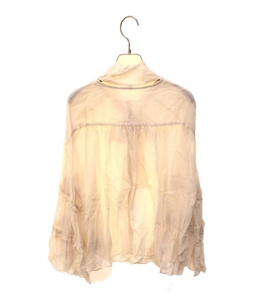 GRACE CONTINENTAL（グレースコンチネンタル）GRACE CONTINENTAL (（グレースコンチネンタル) 抑揚フリルブラウス　0121141216 ホワイト サイズ:36の古着・服飾アイテム