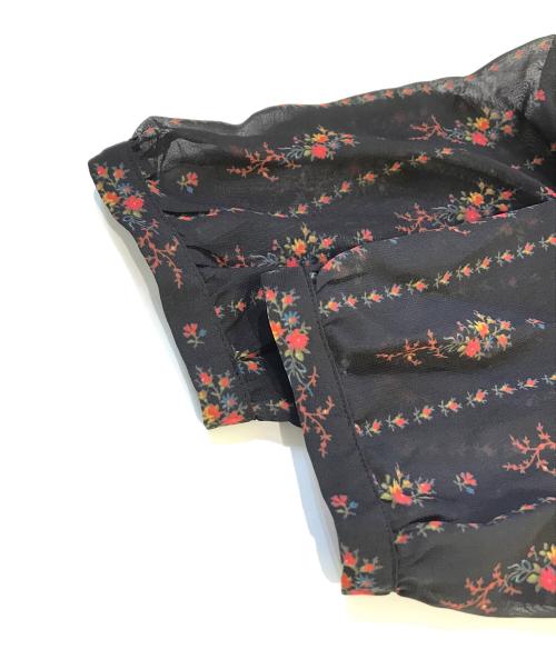 DOUBLE STANDARD CLOTHING（ダブルスタンダードクロージング）DOUBLE STANDARD CLOTHING (ダブルスタンダードクロージング) フリルシャツブラウス　0204-070-223 ブラック サイズ:38の古着・服飾アイテム