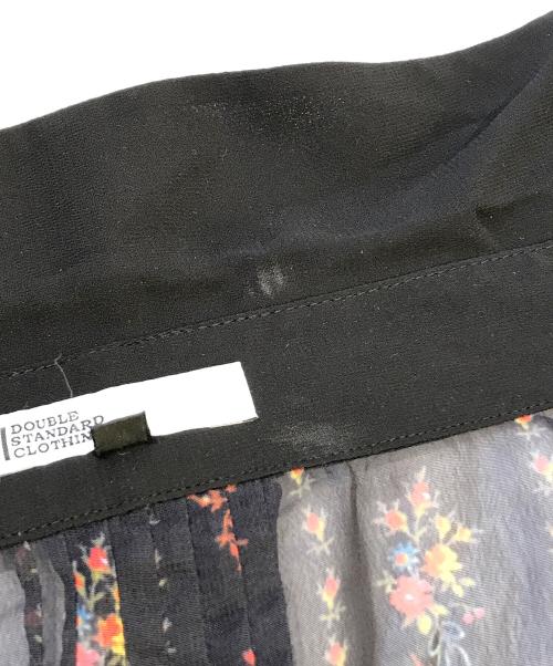 DOUBLE STANDARD CLOTHING（ダブルスタンダードクロージング）DOUBLE STANDARD CLOTHING (ダブルスタンダードクロージング) フリルシャツブラウス　0204-070-223 ブラック サイズ:38の古着・服飾アイテム