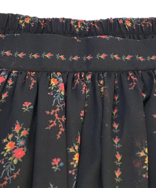 DOUBLE STANDARD CLOTHING（ダブルスタンダードクロージング）DOUBLE STANDARD CLOTHING (ダブルスタンダードクロージング) オリジナルプリントマキシスカート　0202-071-223 ブラック サイズ:36の古着・服飾アイテム