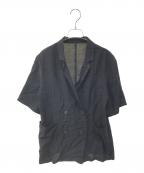 JOURNAL STANDARDジャーナルスタンダード）の古着「レーヨンナイロンタンブラーヴィンテージジャケット24-010-400-0100-2-0」｜ブラック