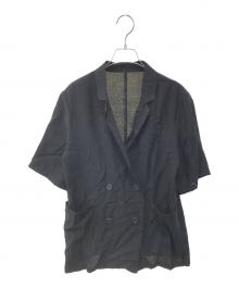 JOURNAL STANDARD（ジャーナルスタンダード）の古着「レーヨンナイロンタンブラーヴィンテージジャケット24-010-400-0100-2-0」｜ブラック