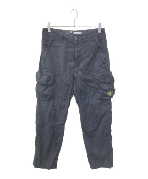 STONE ISLAND（ストーンアイランド）STONE ISLAND (ストーンアイランド) カーゴパンツ761532003 V0029 ブラック サイズ:W28(71cm)の古着・服飾アイテム