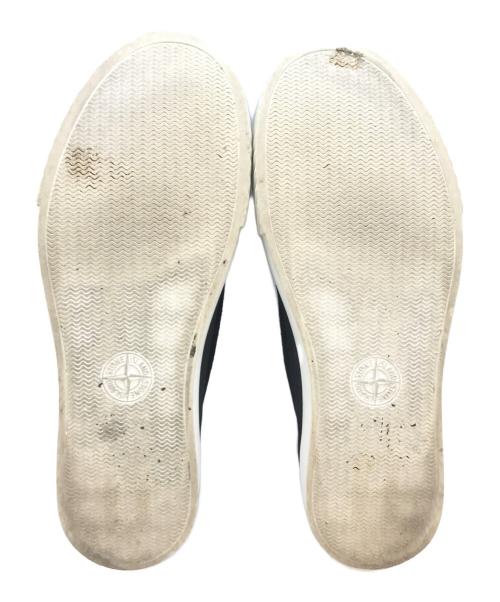 STONE ISLAND（ストーンアイランド）STONE ISLAND (ストーンアイランド) DIEMME BLACK CANVAS LOW TRAINERS ブラック サイズ:26cmの古着・服飾アイテム