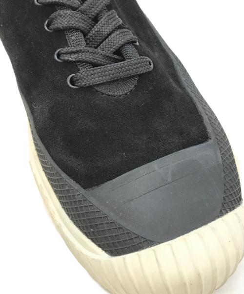 STONE ISLAND（ストーンアイランド）STONE ISLAND (ストーンアイランド) DIEMME BLACK CANVAS LOW TRAINERS ブラック サイズ:26cmの古着・服飾アイテム