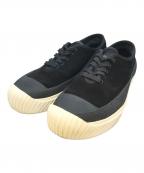 STONE ISLANDストーンアイランド）の古着「DIEMME BLACK CANVAS LOW TRAINERS」｜ブラック