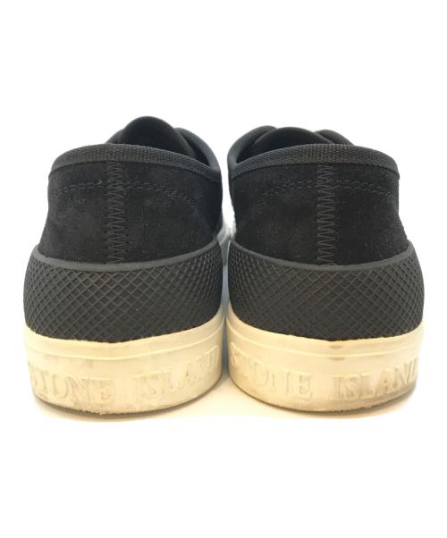 STONE ISLAND（ストーンアイランド）STONE ISLAND (ストーンアイランド) DIEMME BLACK CANVAS LOW TRAINERS ブラック サイズ:26cmの古着・服飾アイテム