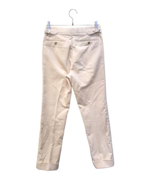 RALPH LAUREN Purple Label（ラルフ ローレン パープル レーベル）RALPH LAUREN Purple Label (ラルフ ローレン パープル レーベル) 2タックコーデュロイパンツ ベージュ サイズ:W28(71cm)の古着・服飾アイテム