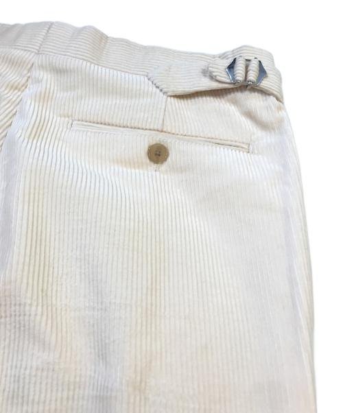 RALPH LAUREN Purple Label（ラルフ ローレン パープル レーベル）RALPH LAUREN Purple Label (ラルフ ローレン パープル レーベル) 2タックコーデュロイパンツ ベージュ サイズ:W28(71cm)の古着・服飾アイテム