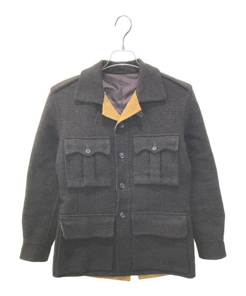 ICHORAI（イコライ）ichorai (イコライ) ウールサファリジャケット ブラウン サイズ:46の古着・服飾アイテム