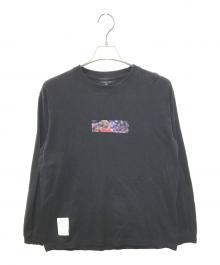 SAPEur（サプール）の古着「ロッドマンフォトプリントボックスロゴTシャツ」｜ブラック